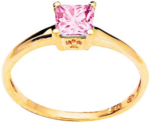 FINGERRING 9 KARAT 23412 M/ZIRKONIA