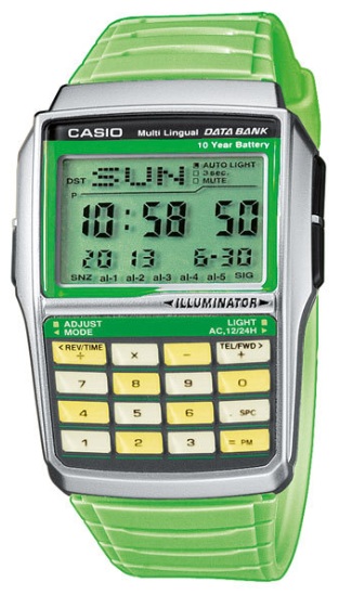 CASIO DBC-32C-3BEF Retro Databank