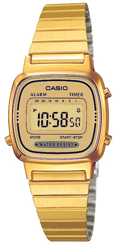 Casio LA670WEGA-9EF dameur i guld