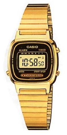 Casio LA670WEGA-1EF dameur i guld