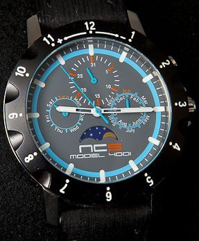 NCS-WATCHES 4001, GRÅ/SORT MODEL 4001