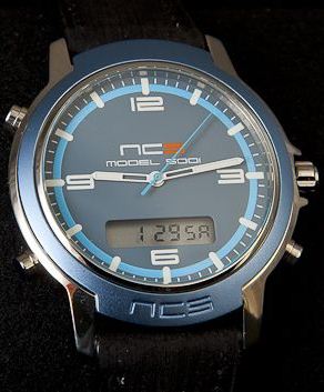 NCS-WATCHES 5001, BLÅ/SORT MODEL 5001