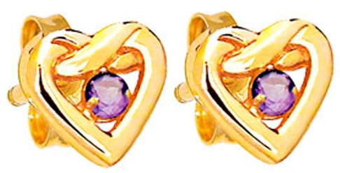 9 KARAT GULD ØRESTIKKER 53668/AM