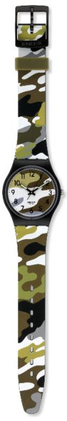SWATCH GB261 UNISEX HIDING GREEN