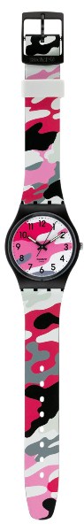 SWATCH GB262 UNISEX HIDING PINK