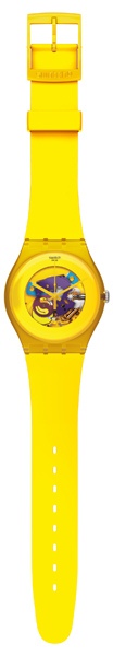 SWATCH SUOJ100 YELLOW LACQUERED