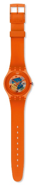 SWATCH SUOO100 ORANGISH LACQUERED